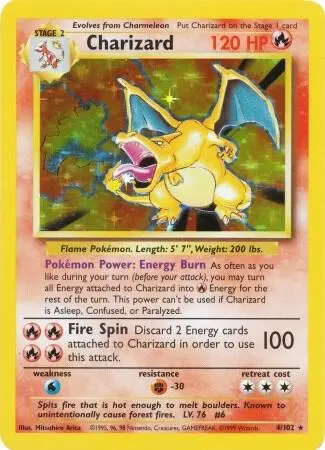 Charizard card art
