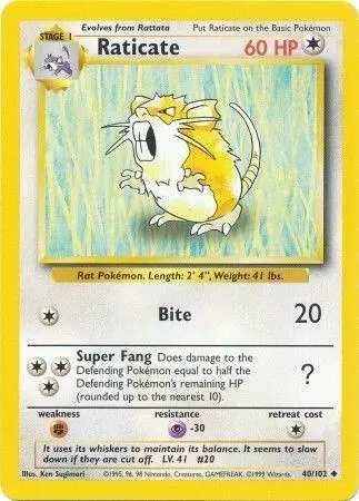 Raticate card art
