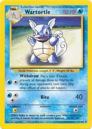 Wartortle card art