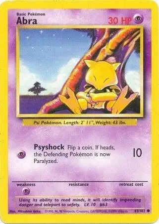 Abra card art