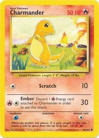 Charmander card art