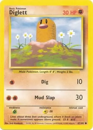 Diglett card art