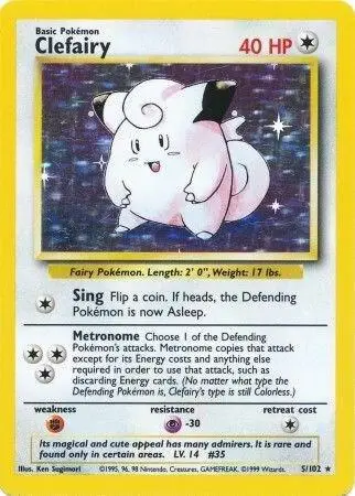 Clefairy card art