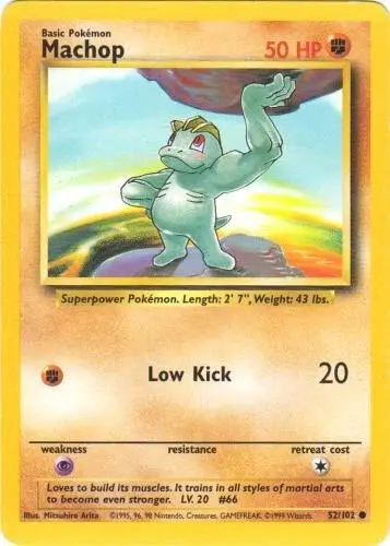 Machop card art