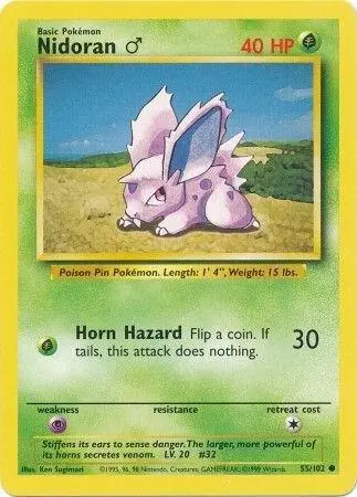Nidoran M card art