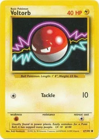 Voltorb card art