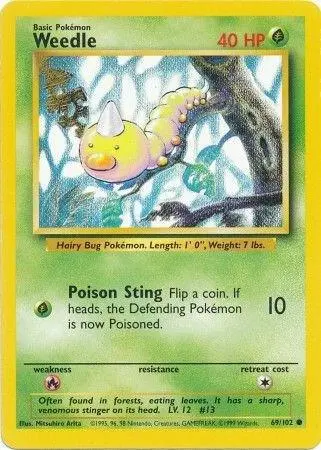 Weedle card art