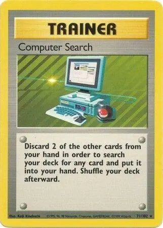 Computer Search card art