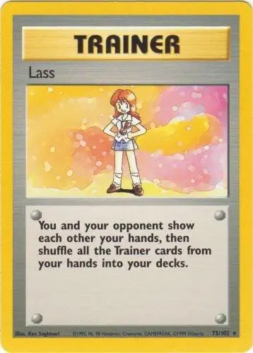 Lass card art