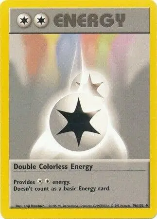Double Colorless Energy card art
