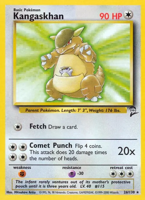 Kangaskhan card art