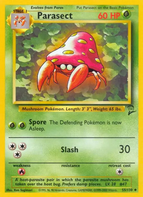 Parasect card art