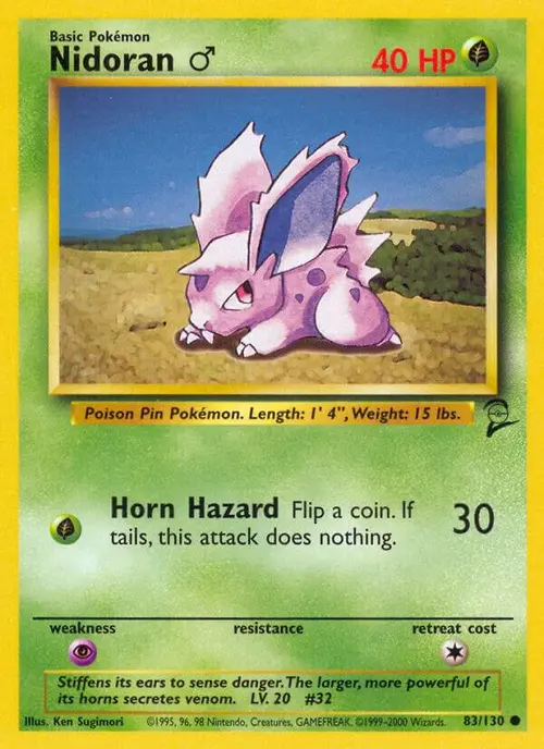 Nidoran M card art