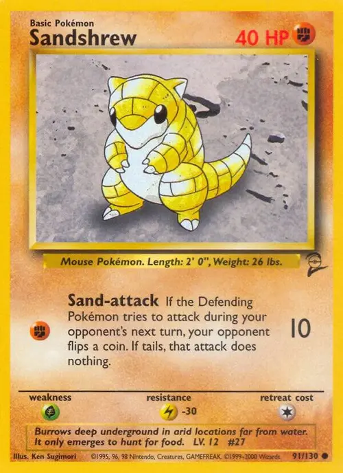 Sandshrew card art