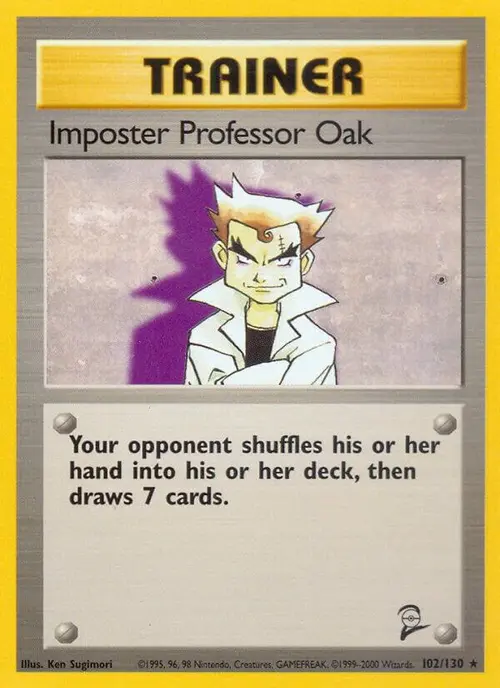 Imposter Professor Oak card art
