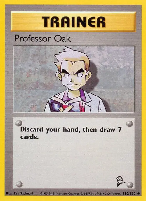 Professor Oak card art