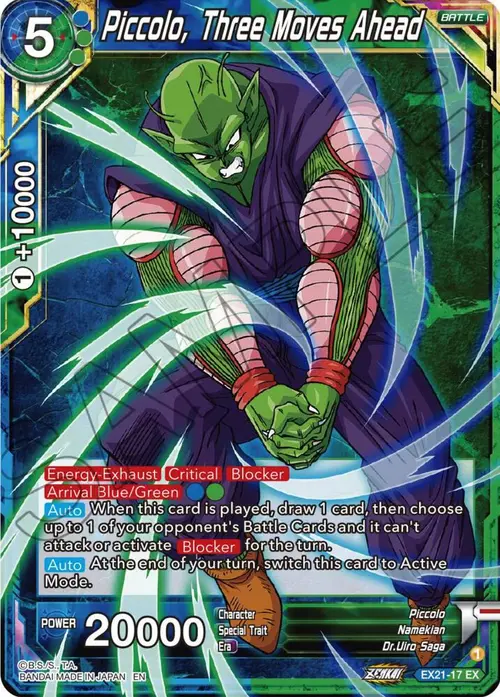 Piccolo, Three Moves Ahead card art