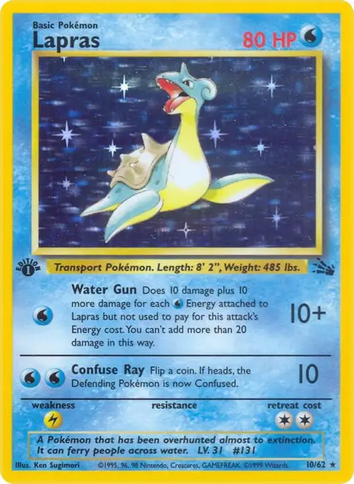 Lapras (10) card art