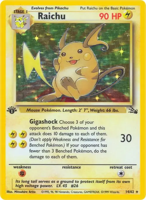 Raichu (14) card art