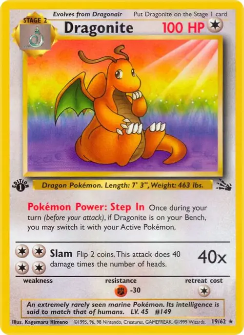 Dragonite (19) card art