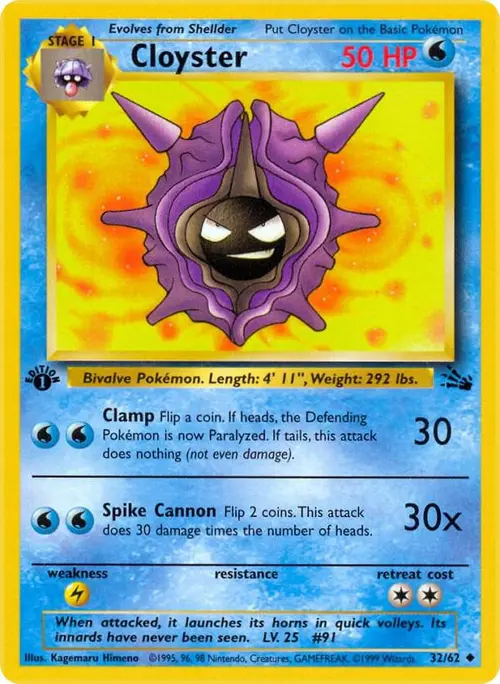Cloyster card art