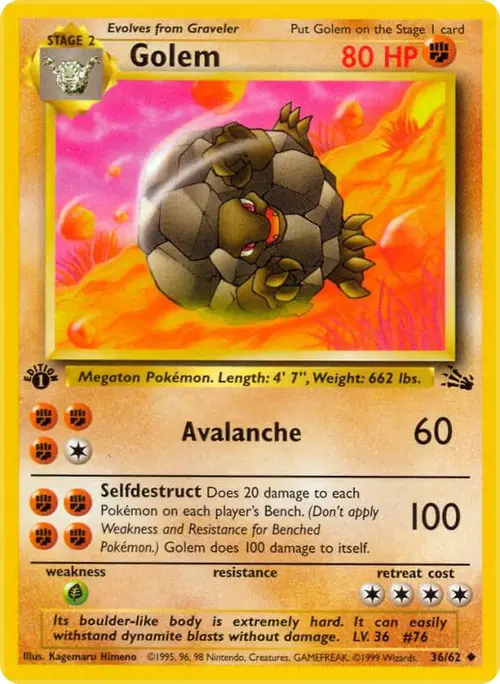 Golem card art