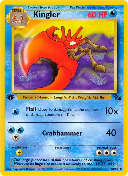Kingler card art