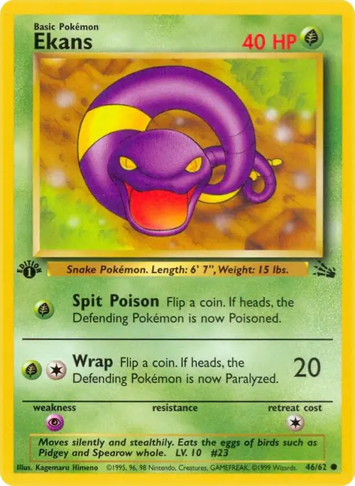 Ekans card art