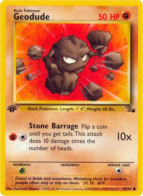 Geodude card art