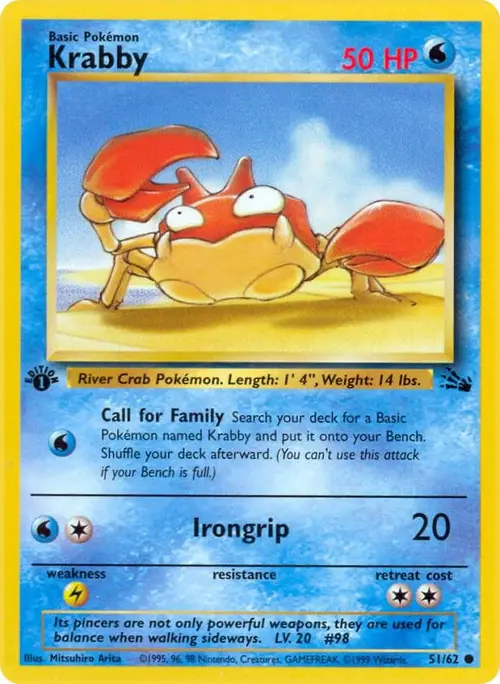 Krabby card art