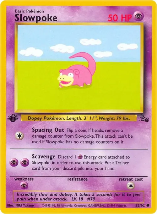Slowpoke card art