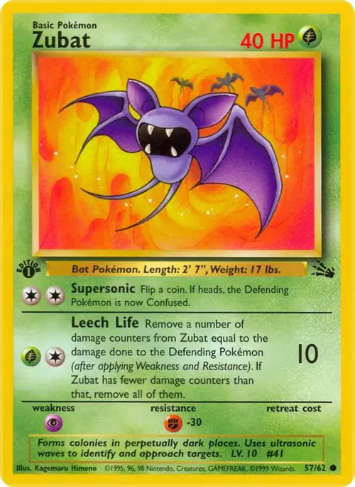 Zubat card art