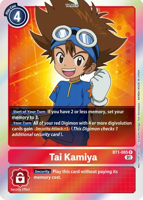 Tai Kamiya - BT1-085 (ST-11 Special Entry Pack) card art