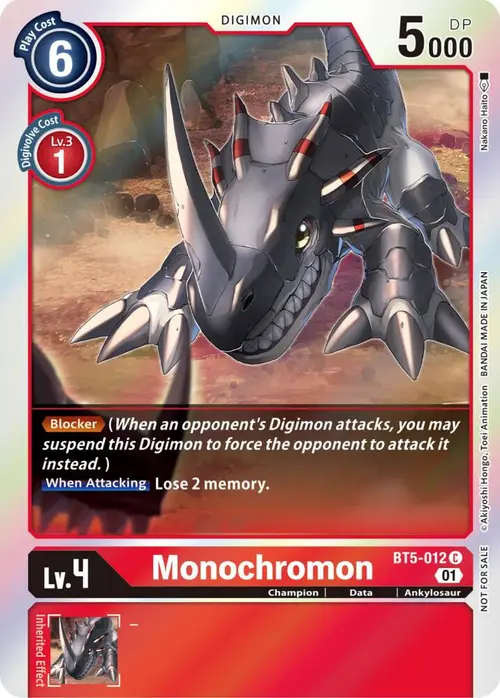 Monochromon (ST-11 Special Entry Pack) card art