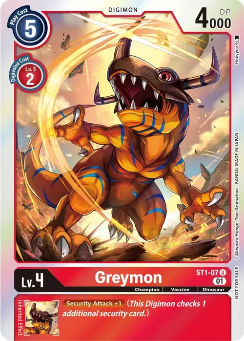 Greymon (ST-11 Special Entry Pack) card art