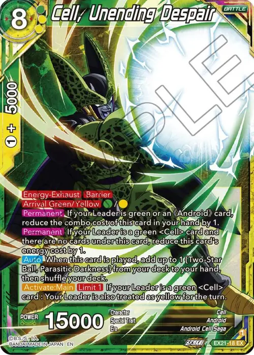Cell, Unending Despair card art