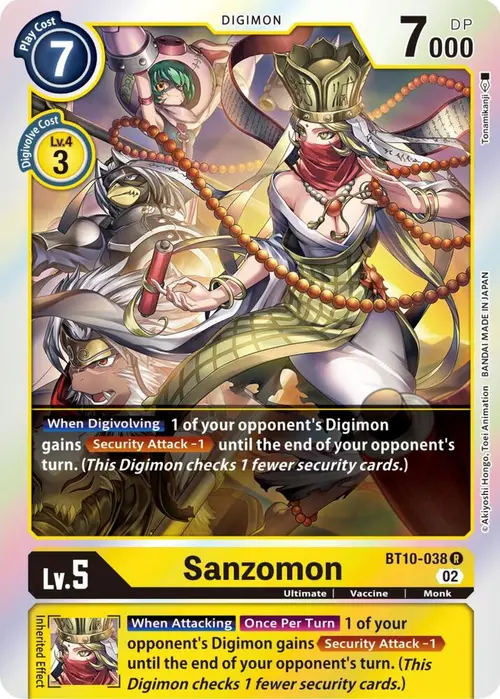 Sanzomon card art