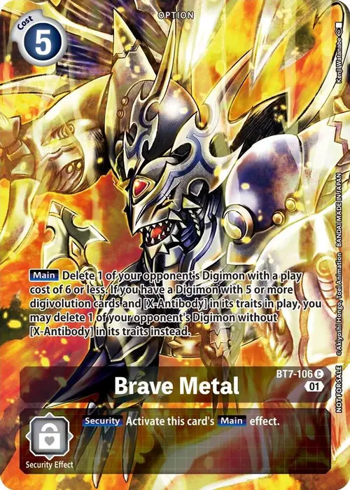 Brave Metal (Premium Deck Set) card art