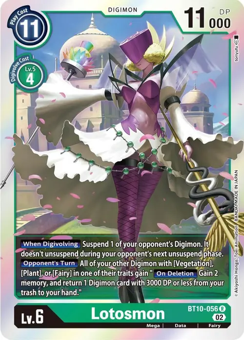 Lotosmon card art