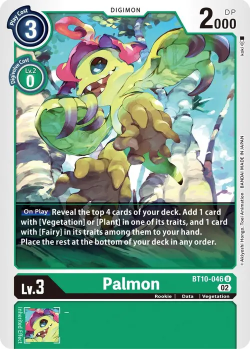 Palmon card art