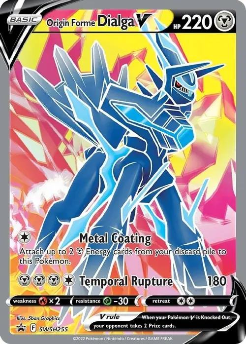 Origin Forme Dialga V card art