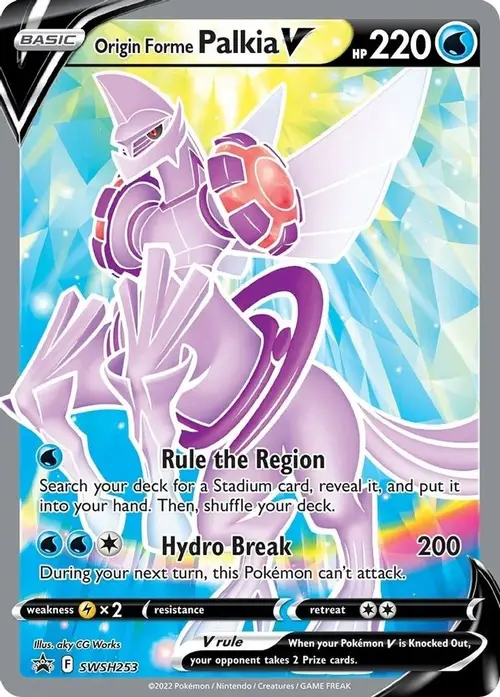Origin Forme Palkia V card art