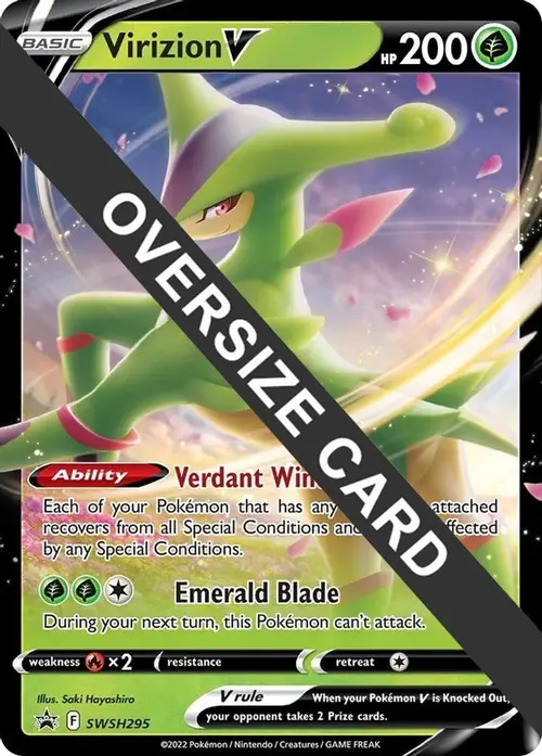 Virizion V - SWSH295 card art