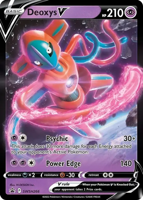 Deoxys V - SWSH266 card art