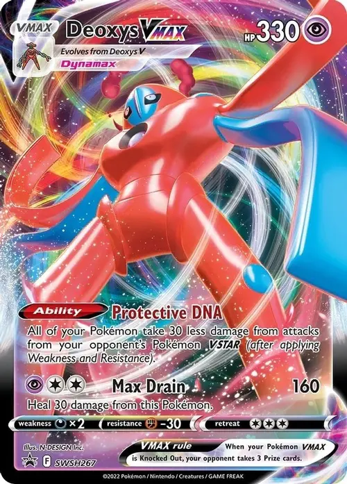 Deoxys VMAX - SWSH267 card art