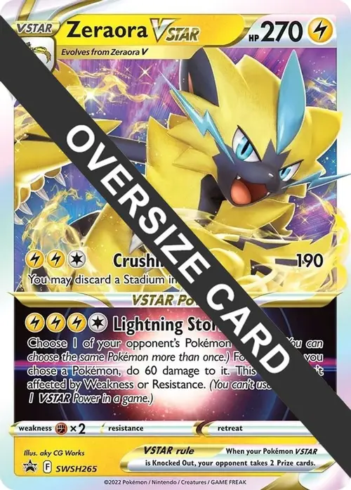 Zeraora VSTAR - SWSH265 card art