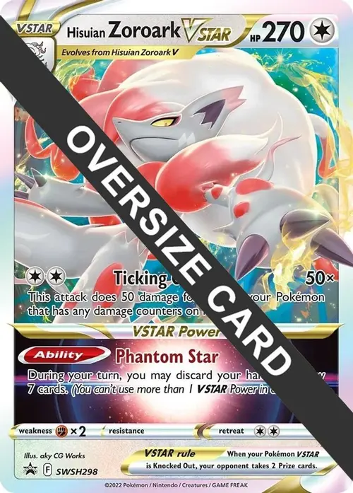 Hisuian Zoroark VSTAR - SWSH298 card art