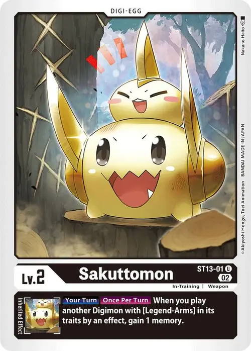 Sakuttomon card art