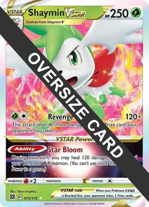 Shaymin VSTAR - 014/172 card art