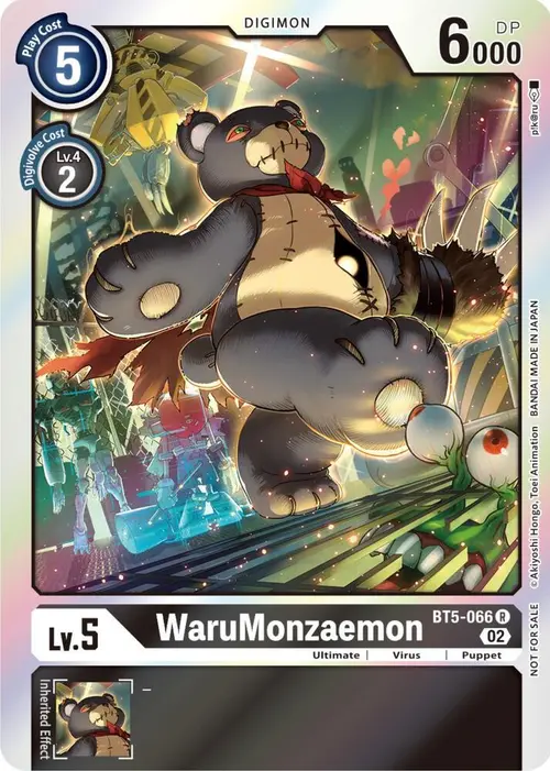 WaruMonzaemon (Official Tournament Pack Vol. 7) card art
